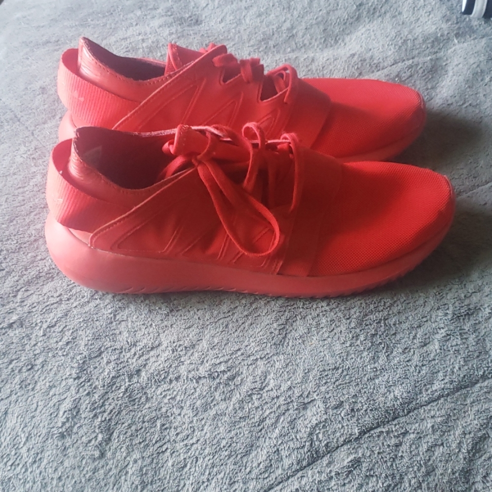 Adidas red tubular